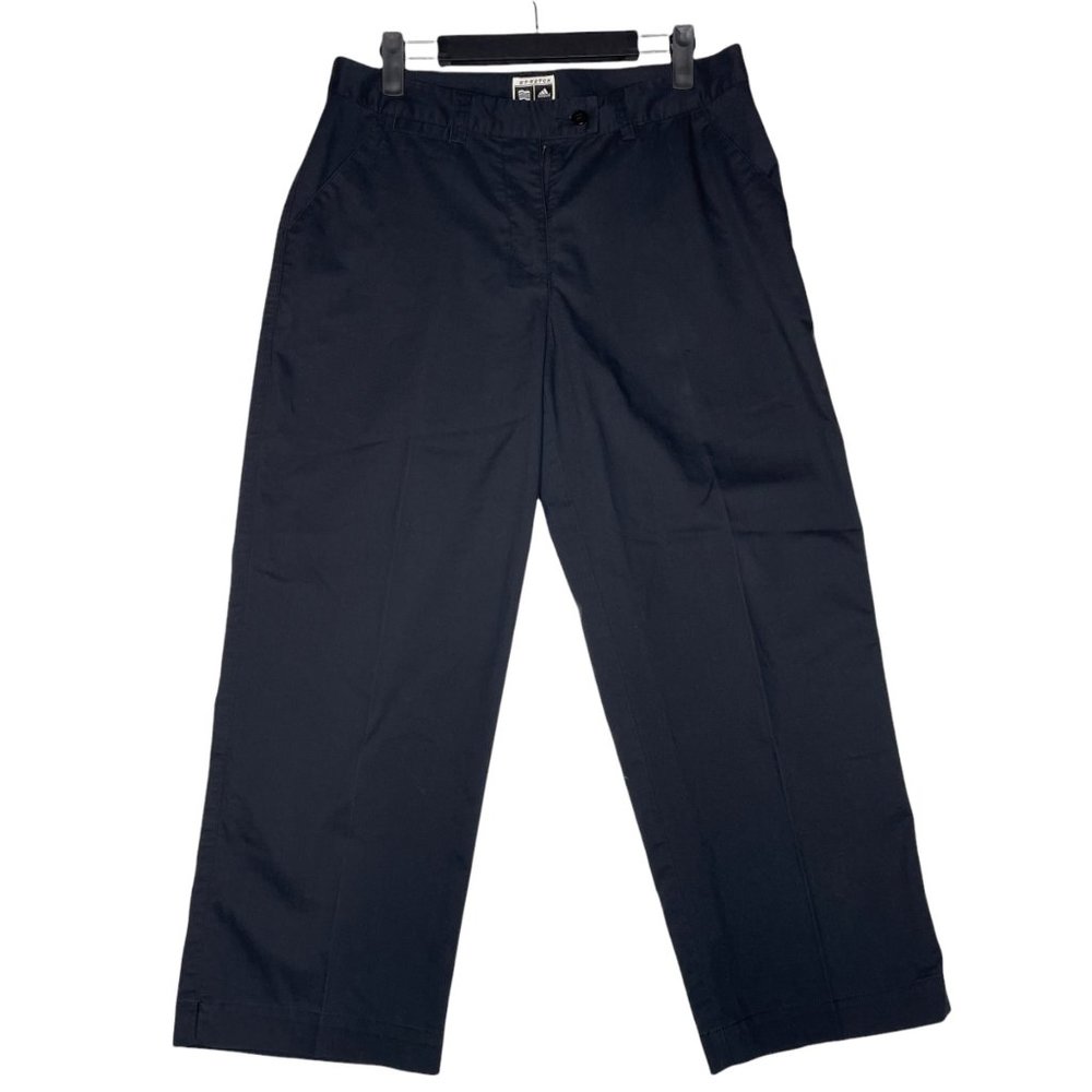 Adidas Women's Size 8 Black Capri Pants relaxed fit.